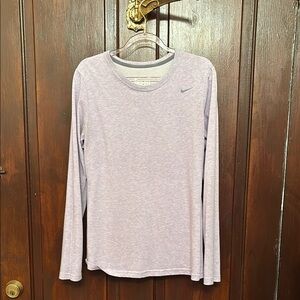 Nike Purple Long Sleeve Tee Soft Knit